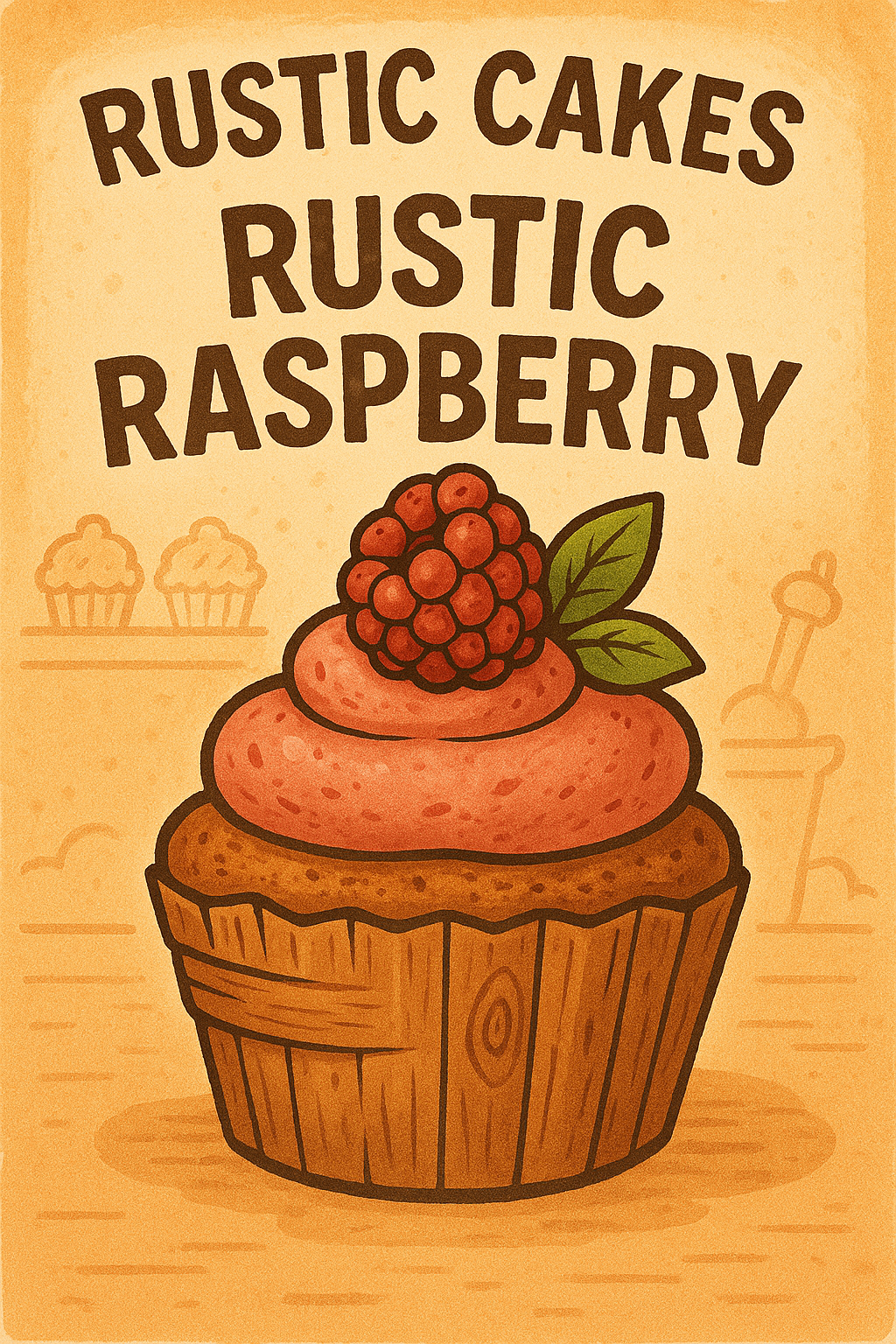 Rustic Raspberry Cake